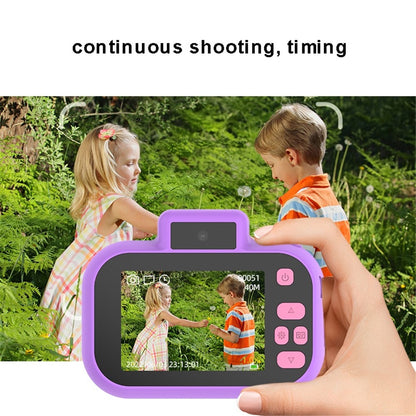 H7 Kids Camera 4000W Front / Rear Dual-Lens Digital Camera Portable Handheld Video Camera Toy Support 32G Memory Card