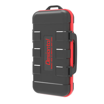 Outdoor Travel Camera Battery Memory Card ABS+Rubber Protection Box SD / CF / TF Card Portable Storage Box