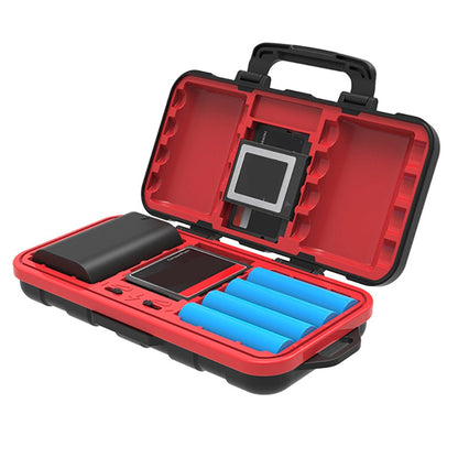 Outdoor Travel Camera Battery Memory Card ABS+Rubber Protection Box SD / CF / TF Card Portable Storage Box