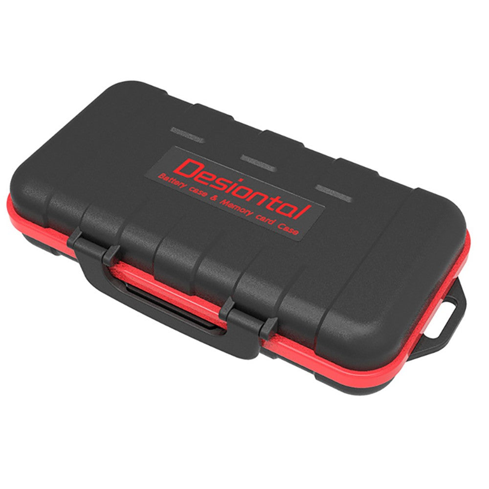 Outdoor Travel Camera Battery Memory Card ABS+Rubber Protection Box SD / CF / TF Card Portable Storage Box