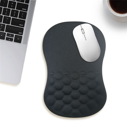 30x20x2.5cm Office Gaming Mouse Pad with Wrist Rest Memory Foam Relieve Fatigue Mouse Mat