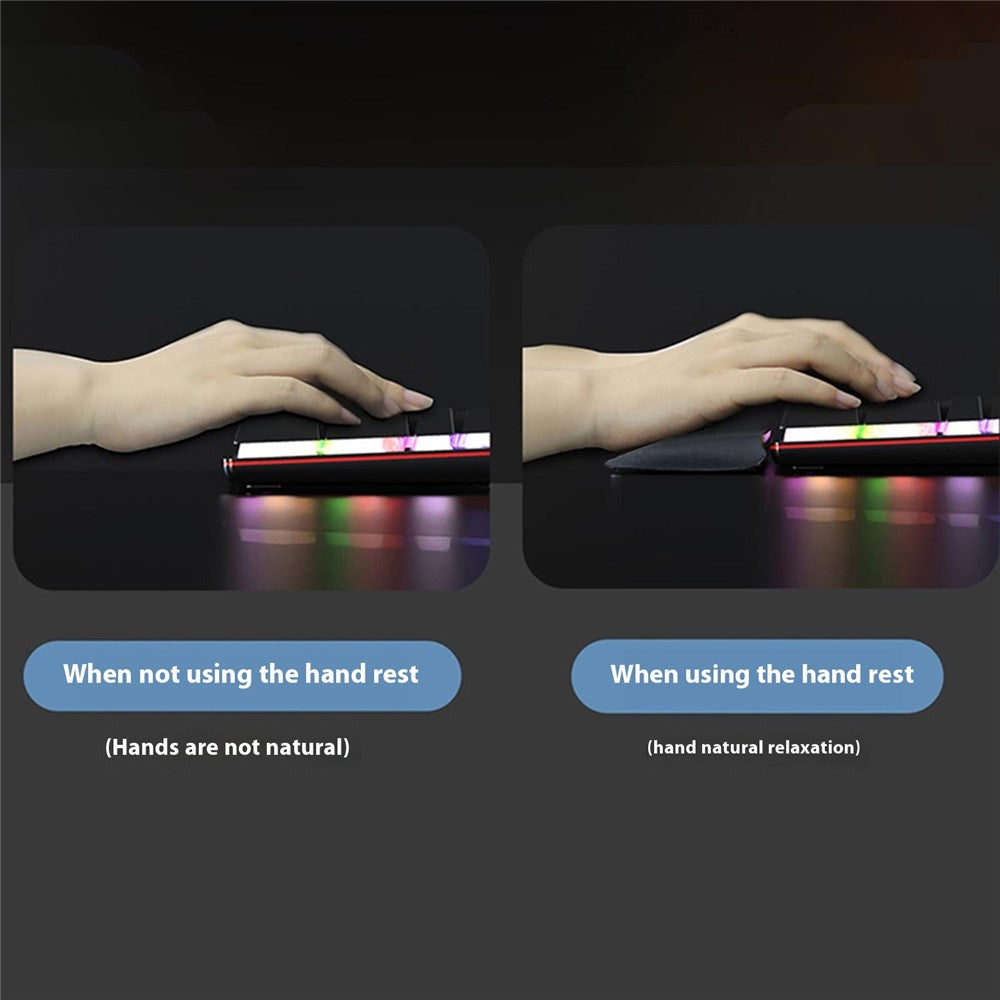 30x20x2.5cm Office Gaming Mouse Pad with Wrist Rest Memory Foam Relieve Fatigue Mouse Mat