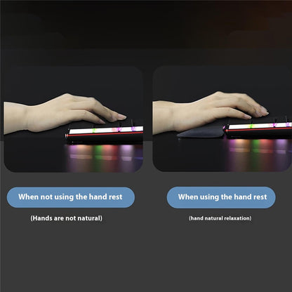 30x20x2.5cm Office Gaming Mouse Pad with Wrist Rest Memory Foam Relieve Fatigue Mouse Mat