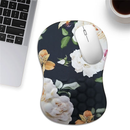 30x20x2.5cm Office Gaming Mouse Pad with Wrist Rest Memory Foam Relieve Fatigue Mouse Mat
