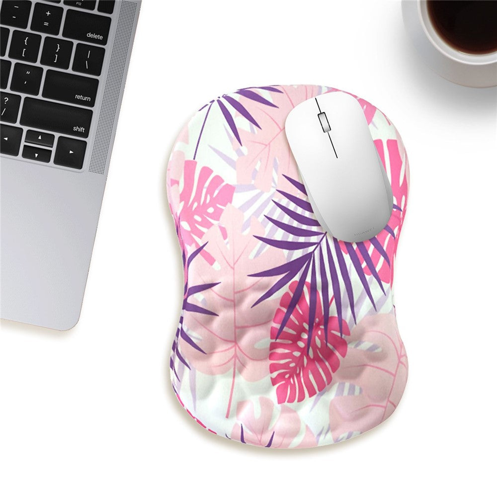 30x20x2.5cm Office Gaming Mouse Pad with Wrist Rest Memory Foam Relieve Fatigue Mouse Mat