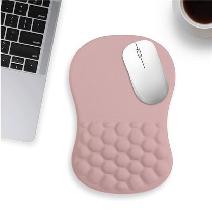 30x20x2.5cm Office Gaming Mouse Pad with Wrist Rest Memory Foam Relieve Fatigue Mouse Mat