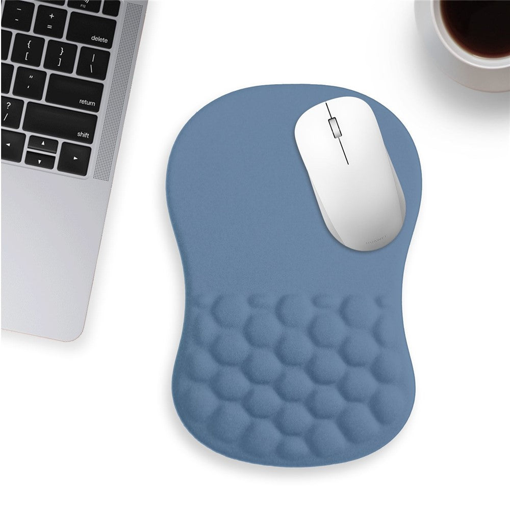 30x20x2.5cm Office Gaming Mouse Pad with Wrist Rest Memory Foam Relieve Fatigue Mouse Mat