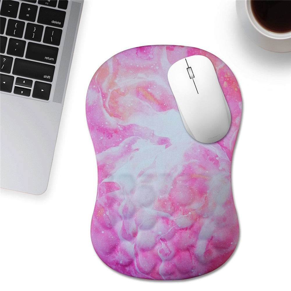30x20x2.5cm Office Gaming Mouse Pad with Wrist Rest Memory Foam Relieve Fatigue Mouse Mat