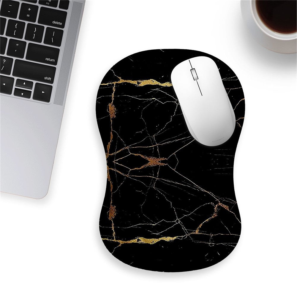 30x20x2.5cm Office Gaming Mouse Pad with Wrist Rest Memory Foam Relieve Fatigue Mouse Mat
