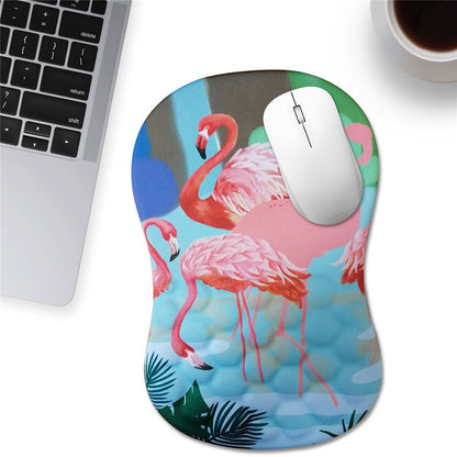 30x20x2.5cm Office Gaming Mouse Pad with Wrist Rest Memory Foam Relieve Fatigue Mouse Mat