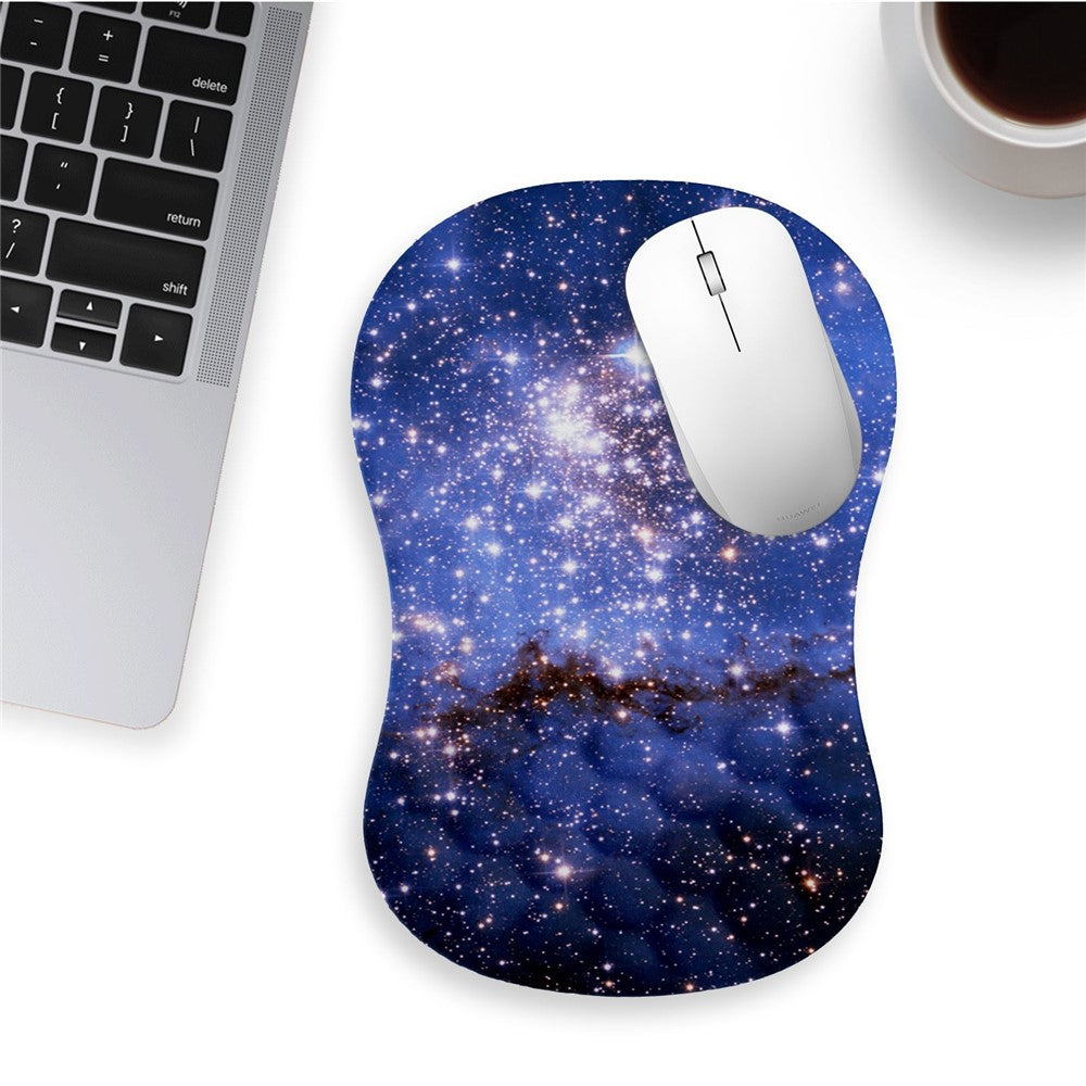 30x20x2.5cm Office Gaming Mouse Pad with Wrist Rest Memory Foam Relieve Fatigue Mouse Mat