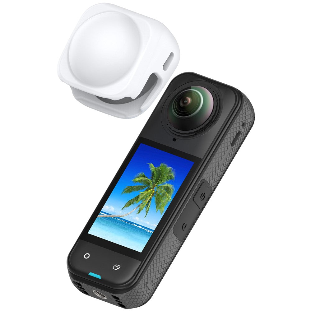For Insta360 X5 / X4 Anti Scratch Camera Lens Protective Cover Flexible Silicone Case