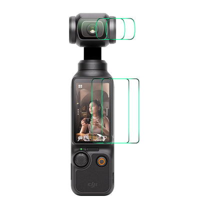 ENKAY HAT PRINCE For DJI Osmo Pocket 3 2Pcs Screen Protector   9H High Aluminum-Silicon Glass Film