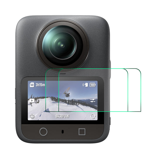 ENKAY HAT PRINCE For DJI Osmo 360 2Pcs Screen Protector   9H High Aluminum-Silicon Glass Film