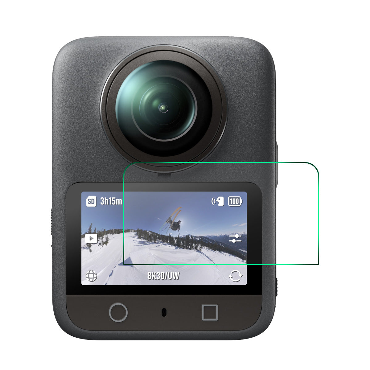 ENKAY HAT PRINCE For DJI Osmo 360 Screen Protector   9H High Aluminum-Silicon Glass Film