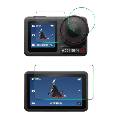 ENKAY HAT PRINCE For DJI Osmo Action 5 Pro Screen Protector   9H High Aluminum-Silicon Glass Film