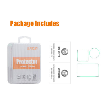 ENKAY HAT PRINCE For DJI Osmo Action 5 Pro Screen Protector   9H High Aluminum-Silicon Glass Film
