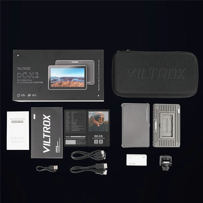 VILTROX DC-X2 6 Inch DSLR Monitor 1920x1080P IPS 4K HD Loop In / Out Display for Camera Video Shooting