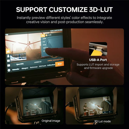 VILTROX DC-X2 6 Inch DSLR Monitor 1920x1080P IPS 4K HD Loop In / Out Display for Camera Video Shooting