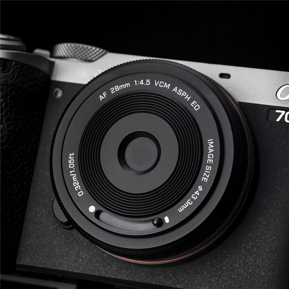 VILTROX For Sony FE Mount Mirrorless Camera Full Frame Prime Pancake Lens 28mm F4.5 Auto Focus Lens