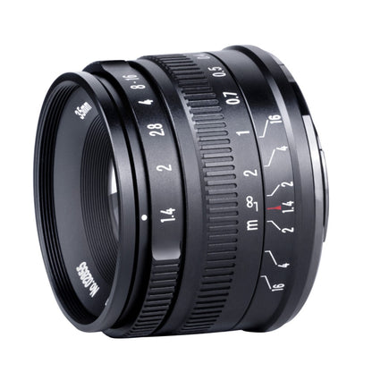 7ARTISANS 35mm F1.4 Wide Angle Lens APS-C Large Aperture Manual Focus Camera Lens for Sony E/Nikon Z/Canon EOS M/Fuji X