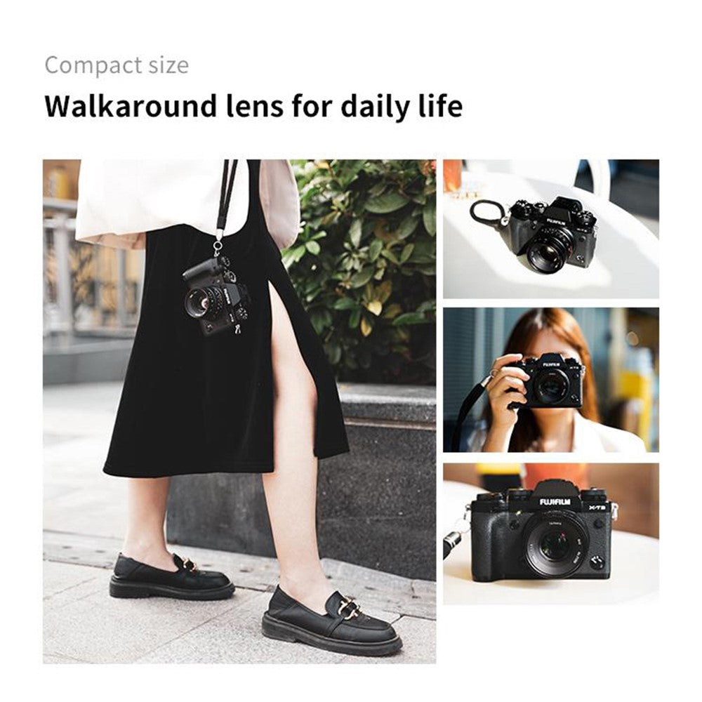 7ARTISANS 35mm F1.4 Wide Angle Lens APS-C Large Aperture Manual Focus Camera Lens for Sony E/Nikon Z/Canon EOS M/Fuji X