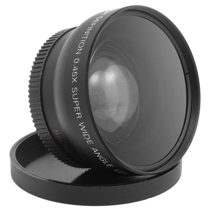 52mm 0.45X Wide-Angle Lens + Macro Lens with Storage Bag Camera Accessories Lens 18-55mm