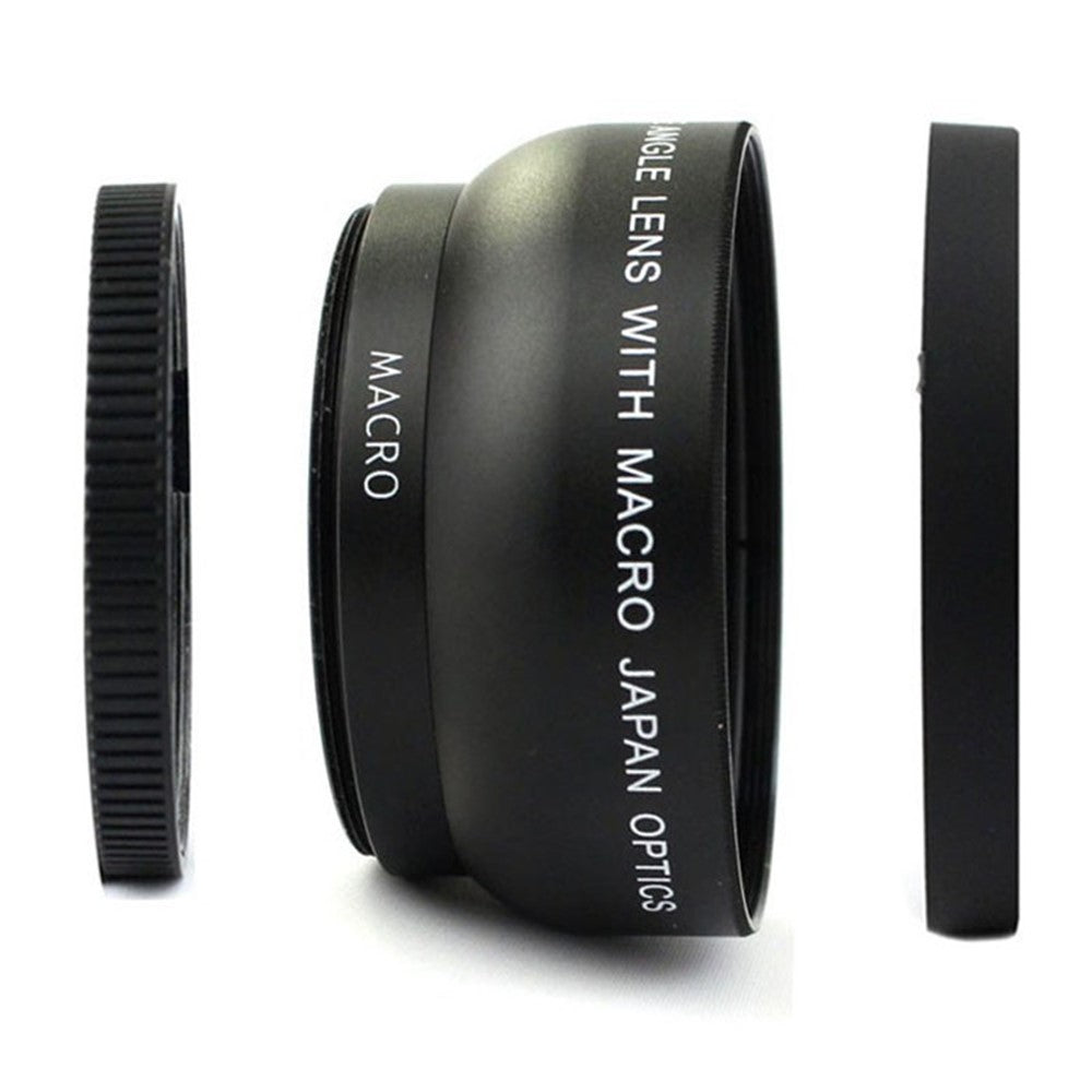 52mm 0.45X Wide-Angle Lens + Macro Lens with Storage Bag Camera Accessories Lens 18-55mm