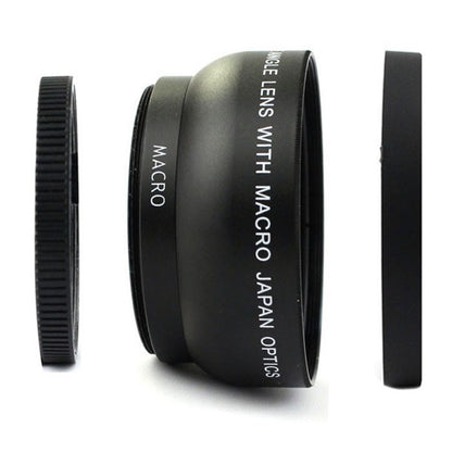 52mm 0.45X Wide-Angle Lens + Macro Lens with Storage Bag Camera Accessories Lens 18-55mm