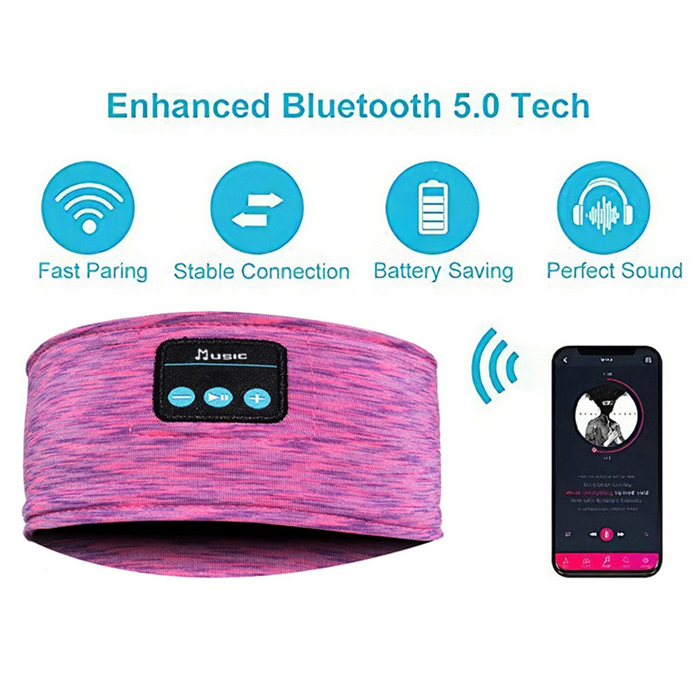 Bluetooth-compatible Headband Wireless Music Call Headset Hair Band for Sleeping Fitness Jogging Yoga
