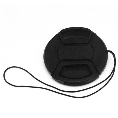 Compatible with Canon 55mm Dust-Proof Front Lens Cover with Anti-Loss Rope Professional Protection Lens Cover SLR Camera Lens Case