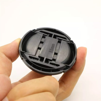 Compatible with Canon 55mm Dust-Proof Front Lens Cover with Anti-Loss Rope Professional Protection Lens Cover SLR Camera Lens Case