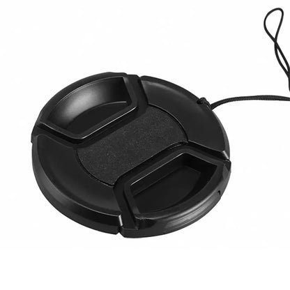 Compatible with Canon 55mm Dust-Proof Front Lens Cover with Anti-Loss Rope Professional Protection Lens Cover SLR Camera Lens Case