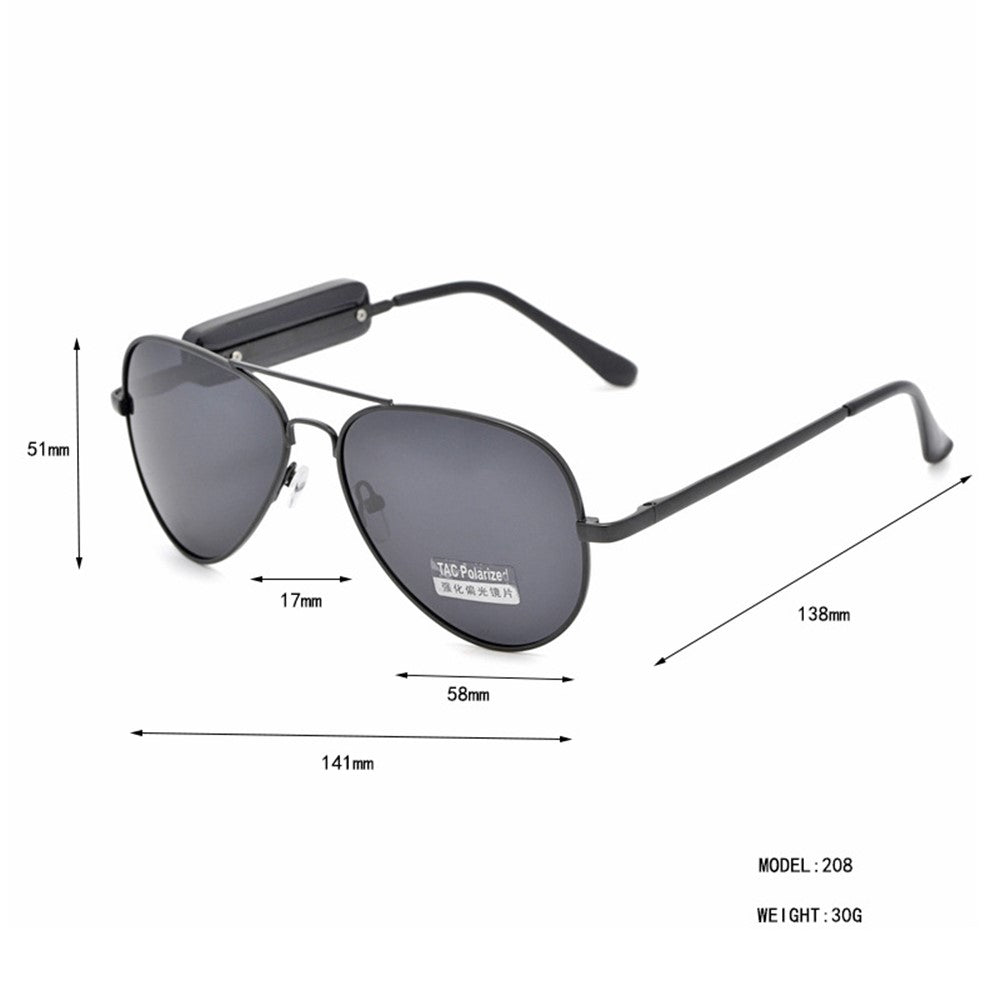 Bluetooth Call Music Player Glasses Headset Polarized Sunglasses Smart Audio Glasses