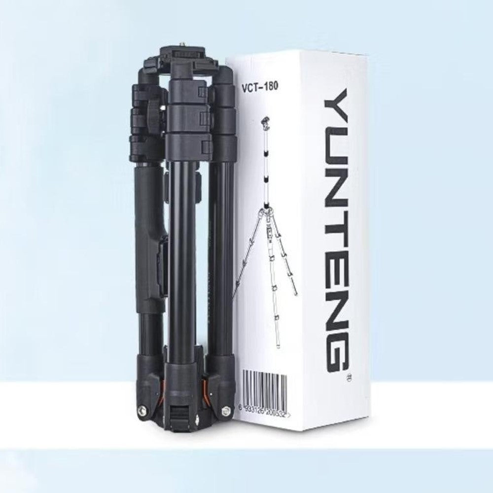 YUNTENG VCT-180 Foldable Photography Live Streaming Stand Camera Tripod Smartphone Bluetooth-Compatible Selfie Stick
