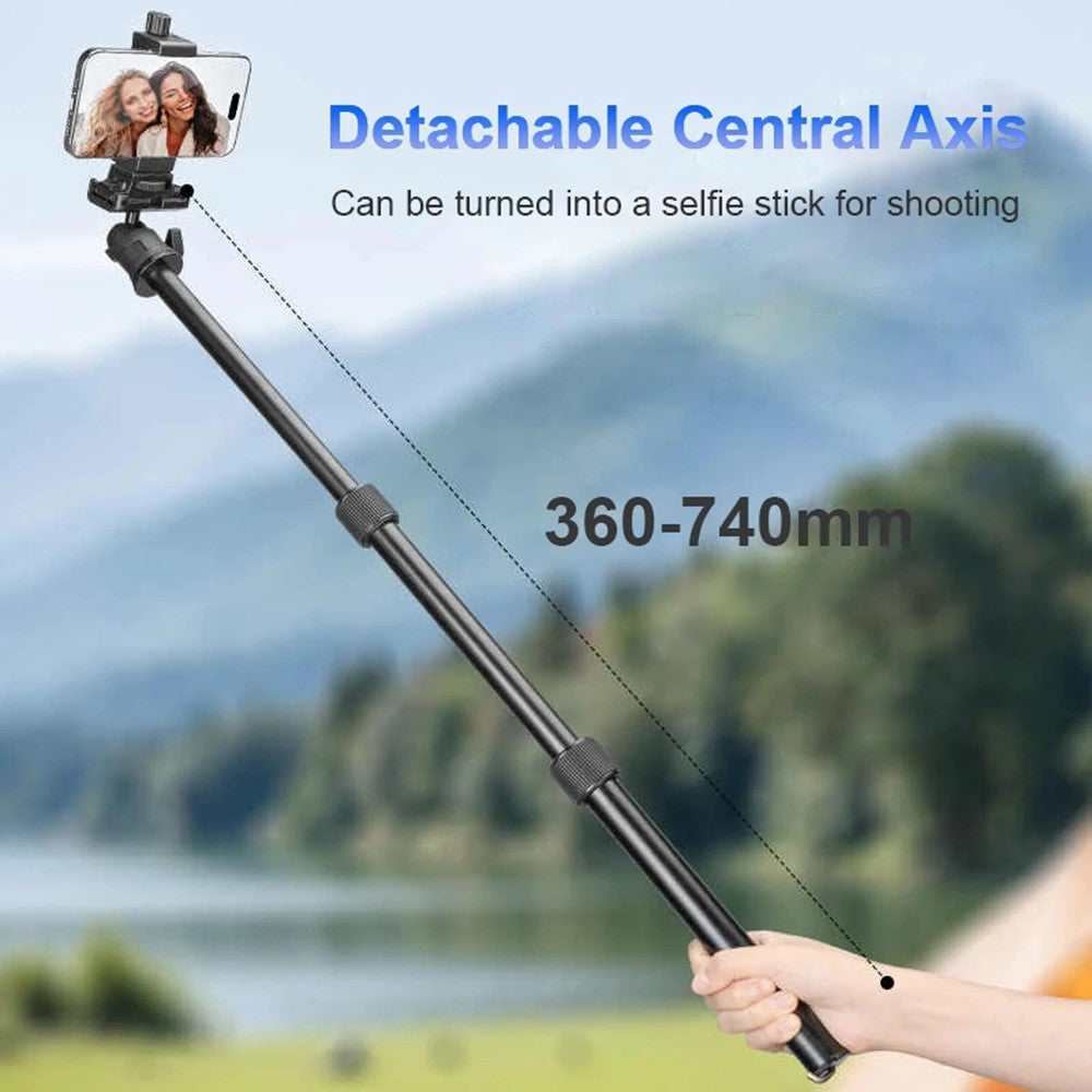 YUNTENG VCT-180 Foldable Photography Live Streaming Stand Camera Tripod Smartphone Bluetooth-Compatible Selfie Stick