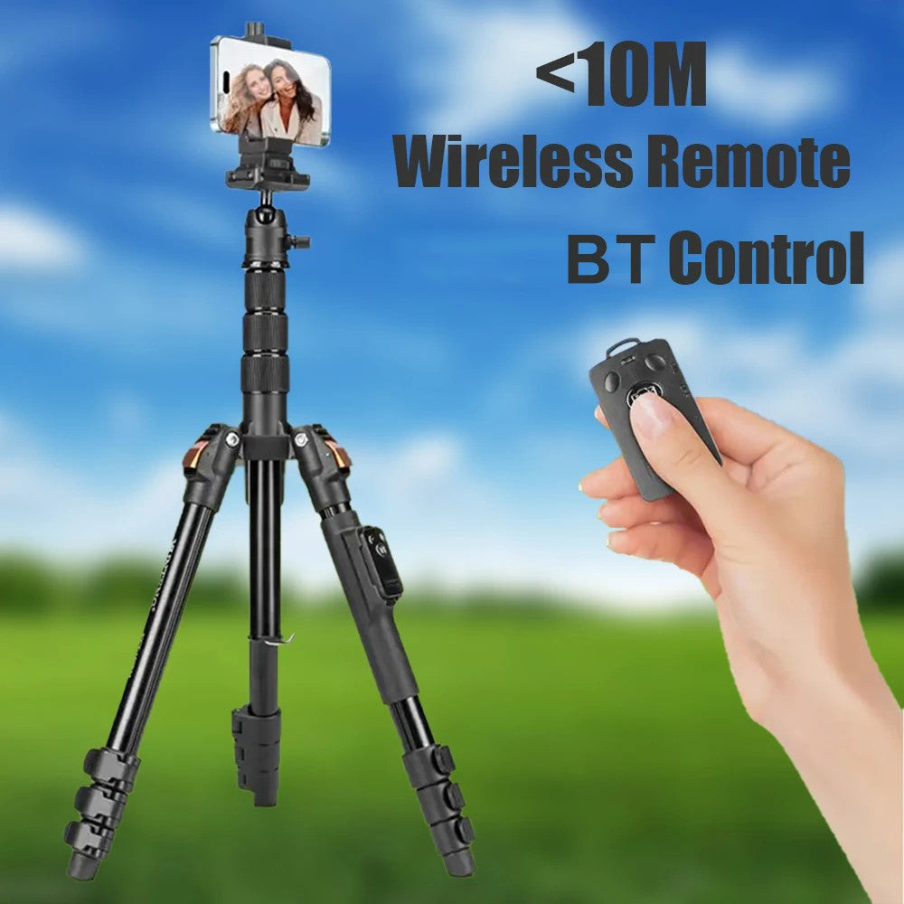 YUNTENG VCT-180 Foldable Photography Live Streaming Stand Camera Tripod Smartphone Bluetooth-Compatible Selfie Stick