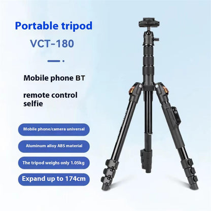 YUNTENG VCT-180 Foldable Photography Live Streaming Stand Camera Tripod Smartphone Bluetooth-Compatible Selfie Stick