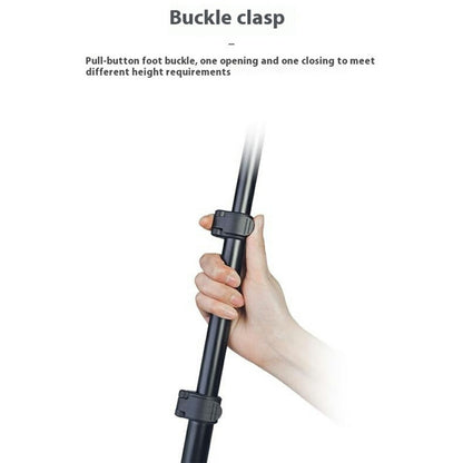 YUNTENG VCT-5228 Portable Light Stand Phone Vlog Photography Live Streaming Aluminum Alloy Extendable Tripod
