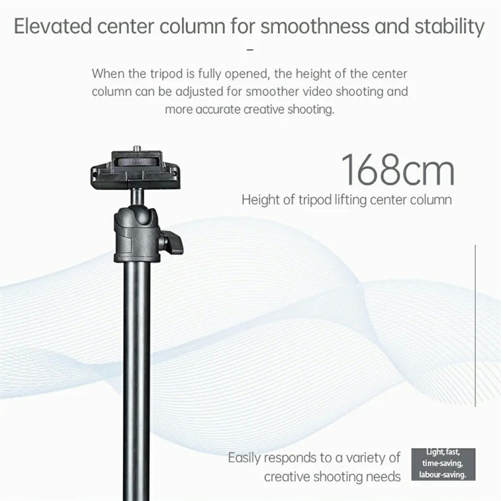 YUNTENG UT-360N Camera Phone Vlog Video Tripod Outdoor Photography Live Streaming Bluetooth-Compatible Selfie Stand