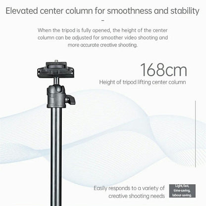 YUNTENG UT-360N Camera Phone Vlog Video Tripod Outdoor Photography Live Streaming Bluetooth-Compatible Selfie Stand