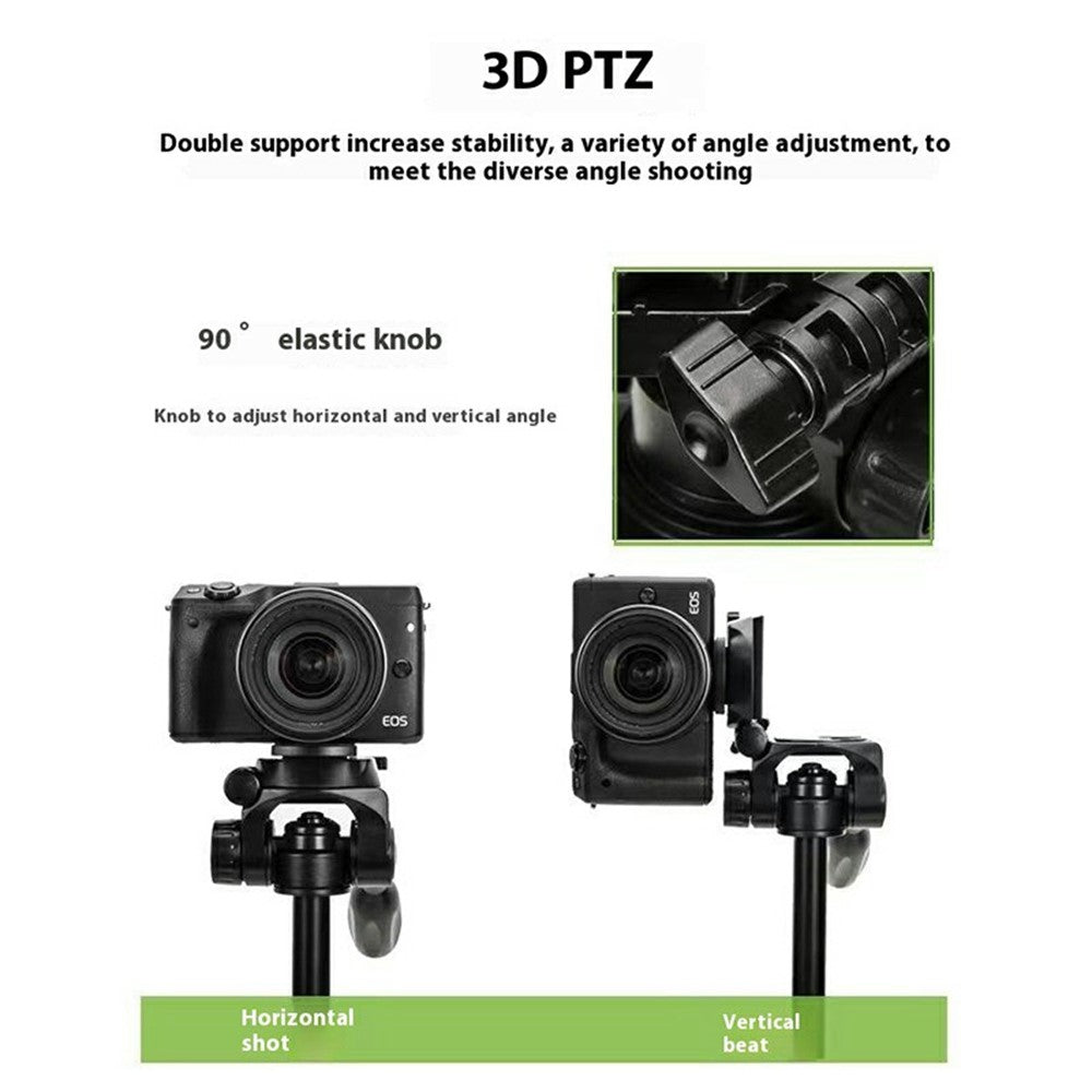 YUNTENG VCT-6828RM Camera Phone Tripod Stand Vlog Video Bluetooth-Compatible Selfie Live Streaming Photography Bracket