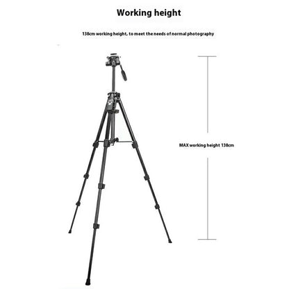 YUNTENG VCT-6828RM Camera Phone Tripod Stand Vlog Video Bluetooth-Compatible Selfie Live Streaming Photography Bracket