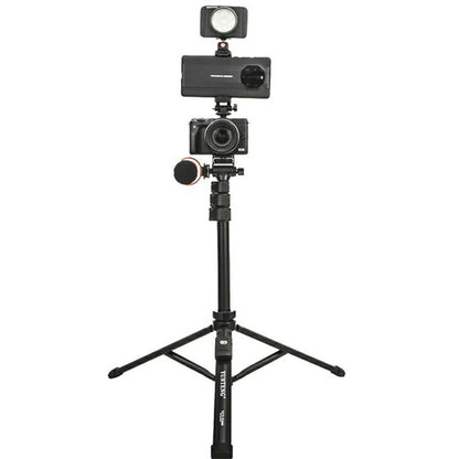 YUNTENG VCT-91666L Camera Tripod Vlog Video Stand Selfie Stick Phone Bluetooth-Compatible Live Streaming Bracket