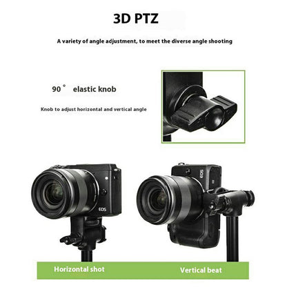 YUNTENG VCT-91666L Camera Tripod Vlog Video Stand Selfie Stick Phone Bluetooth-Compatible Live Streaming Bracket
