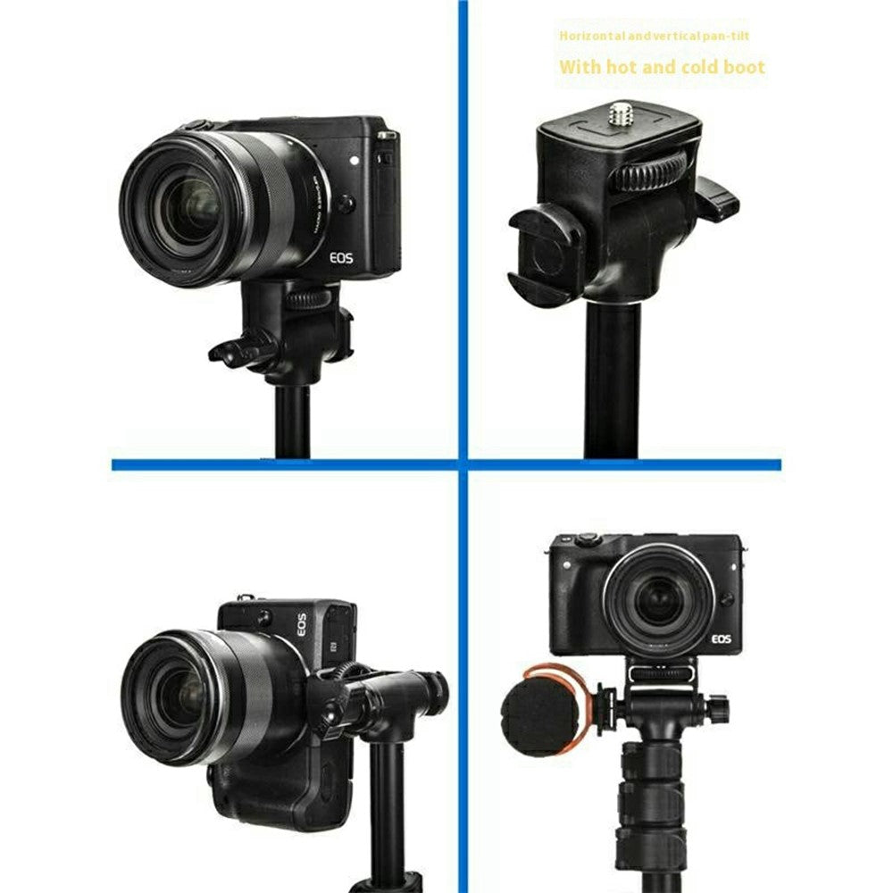 YUNTENG VCT-91666L Camera Tripod Vlog Video Stand Selfie Stick Phone Bluetooth-Compatible Live Streaming Bracket