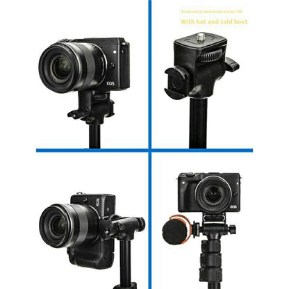YUNTENG VCT-91666L Camera Tripod Vlog Video Stand Selfie Stick Phone Bluetooth-Compatible Live Streaming Bracket