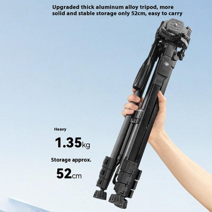 YUNTENG VCT-669 Tripod Camera Stand Smartphone Bluetooth-Compatible Selfie Mount for Live Streaming Vlog Video Recording