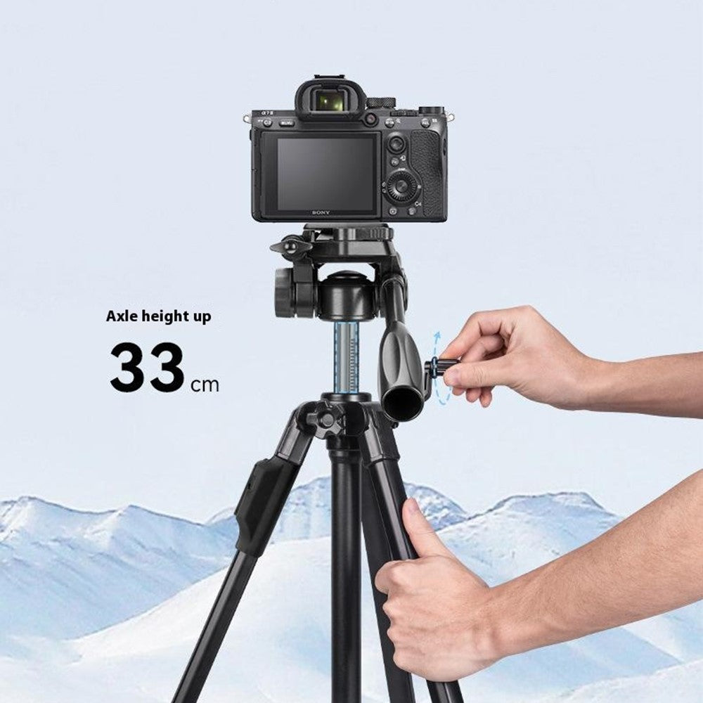 YUNTENG VCT-669 Tripod Camera Stand Smartphone Bluetooth-Compatible Selfie Mount for Live Streaming Vlog Video Recording
