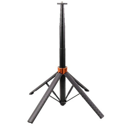 7 Sections Telescopic Tripod 1.5m Extendable Camera Stand Desktop Monopod for Live Streaming Photography